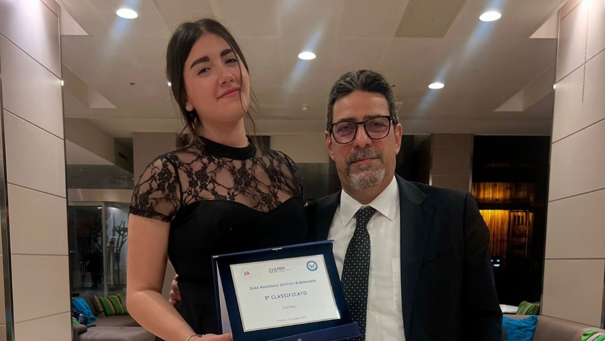 Paternò, Sophia Gamiddo terza alla Gara Nazionale Alberghieri 2026 - 