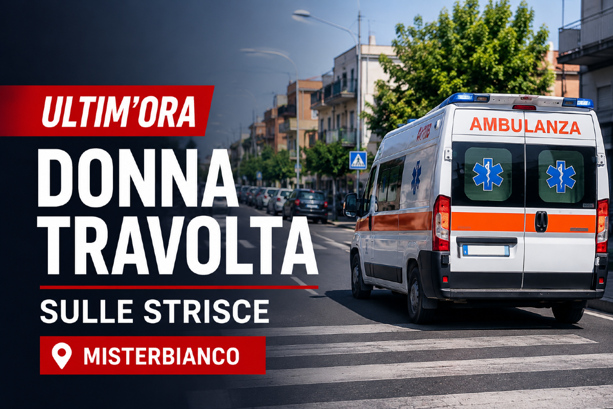 🚨 Misterbianco, donna travolta sulle strisce pedonali: soccorsa in ospedale - 