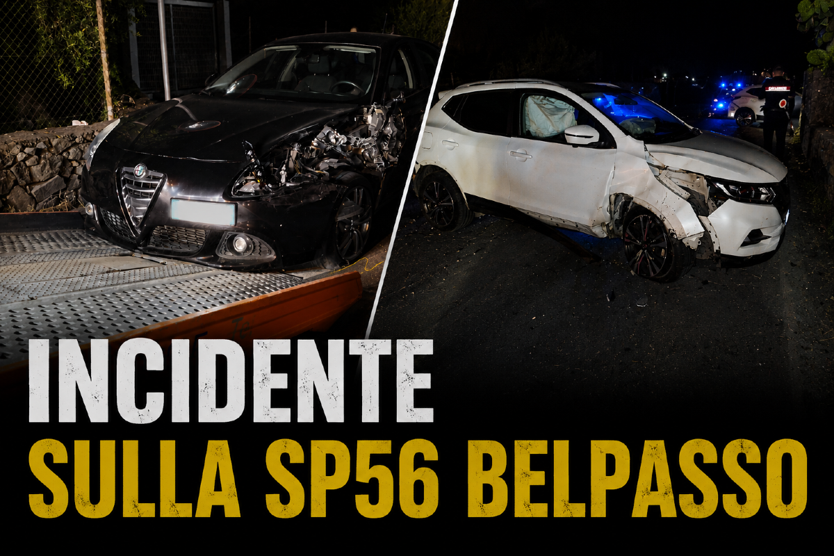 Incidente sulla SP56 tra San Pietro Clarenza e Belpasso: una donna ferita  - 