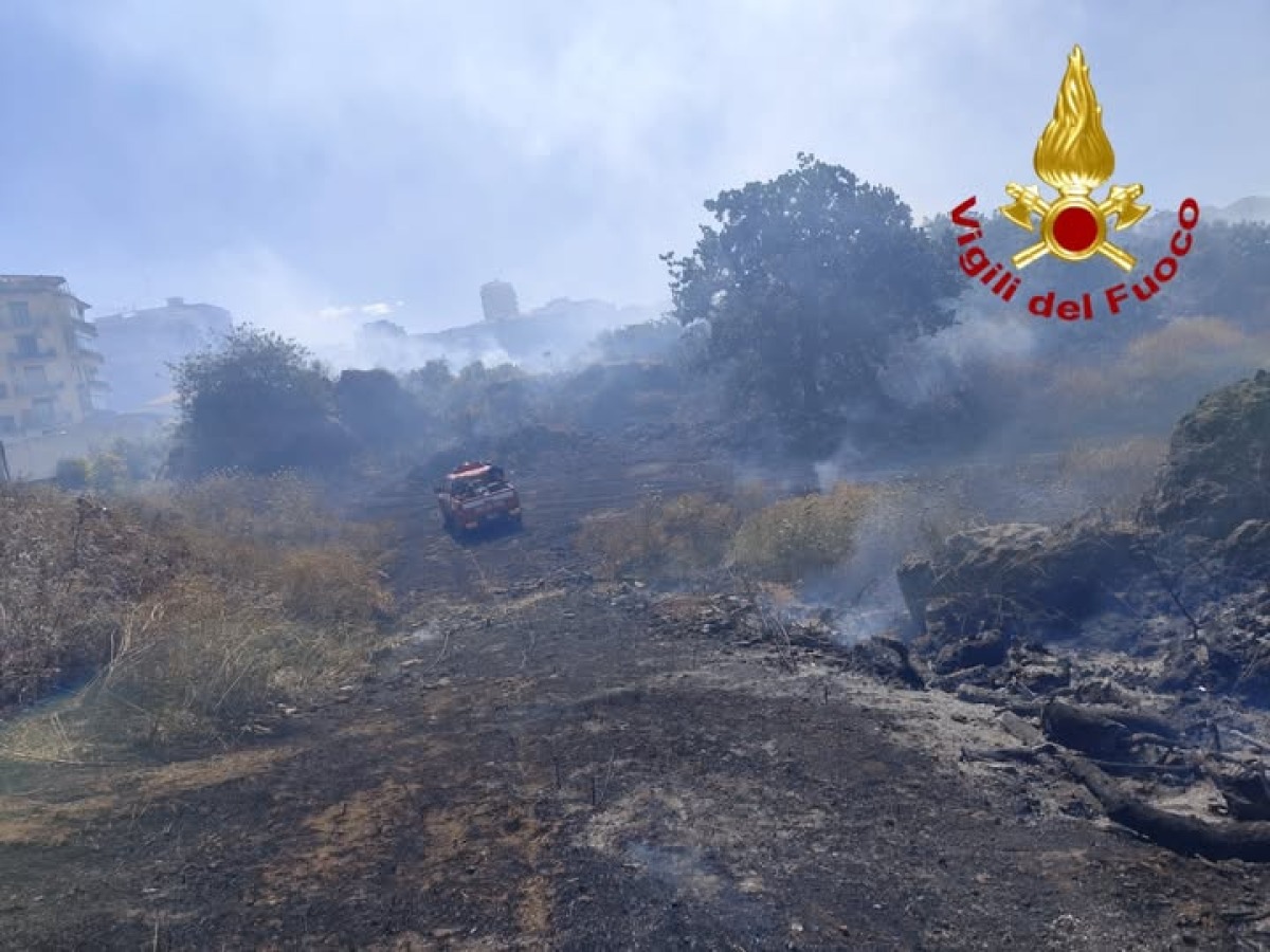 🔥 Catania, vasto incendio a Cibali: fiamme spinte dal vento - 