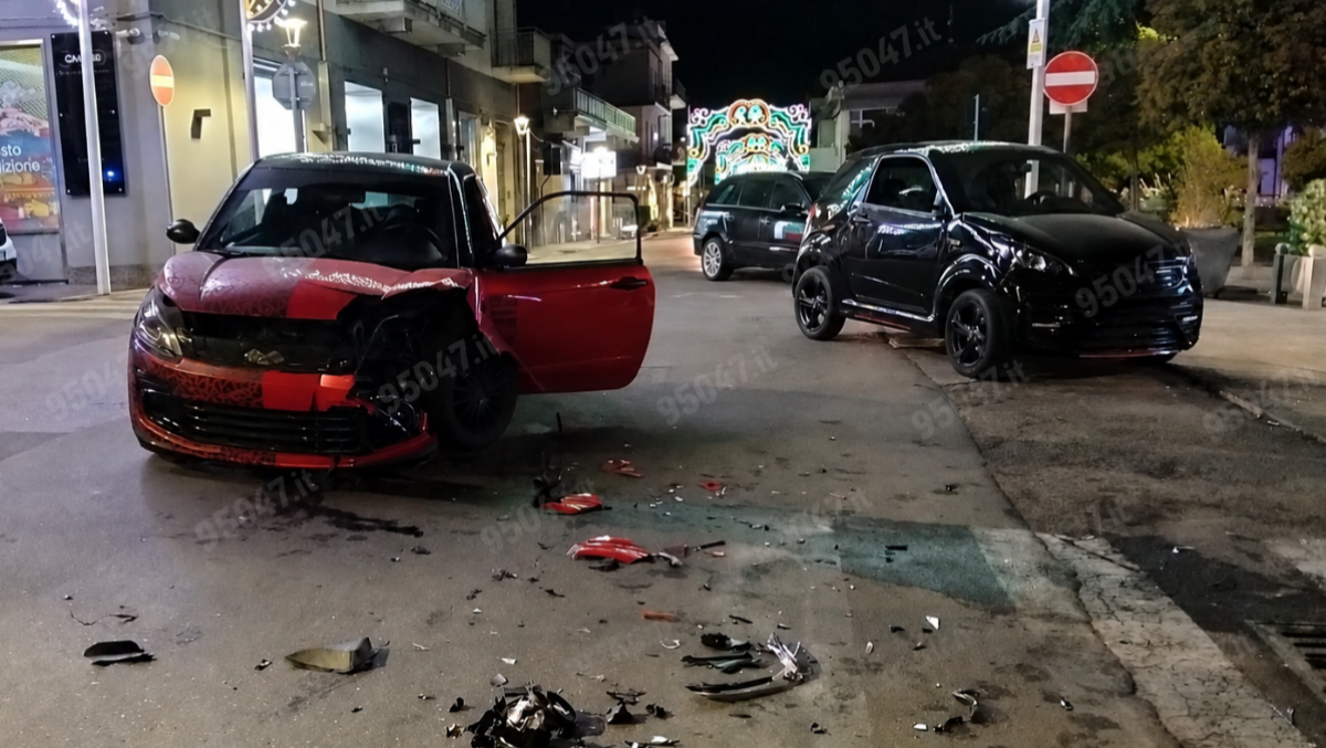 Trecastagni, scontro tra due auto durante la festa di Sant’Alfio - 