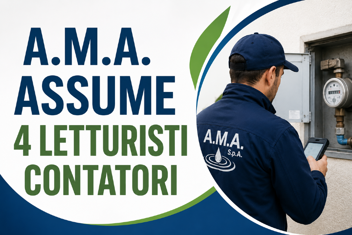 Paternò, A.M.A. assume 4 letturisti contatori: ecco come candidarsi - 