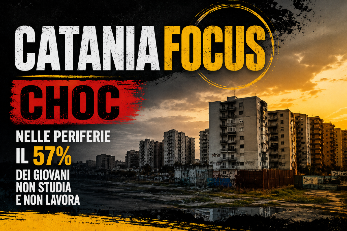 Catania Focus choc: nelle periferie il 57% dei giovani non studia e non lavora - 