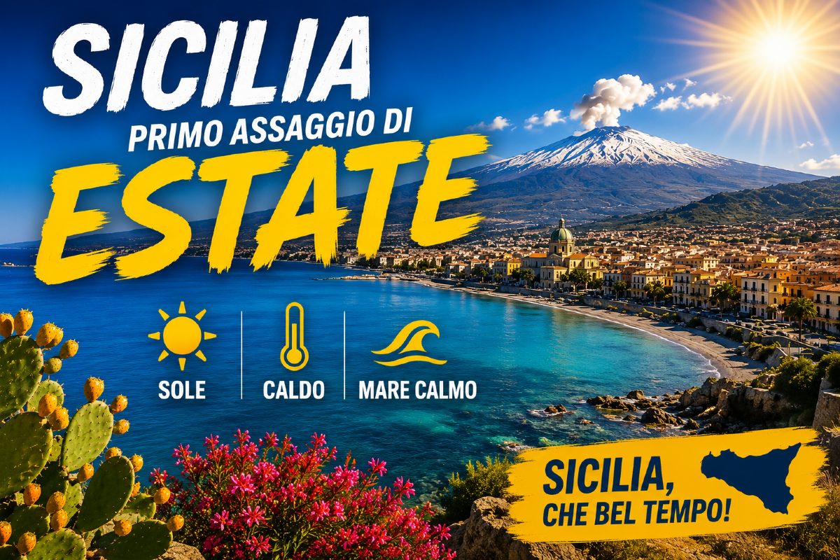 Sicilia, arriva il primo assaggio d’estate: caldo in aumento e sole su tutta l’Isola - 