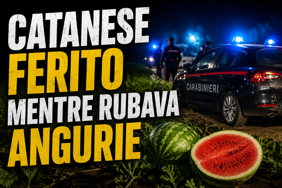 Sorpreso mentre rubava angurie: catanese ferito da colpi di fucile - 