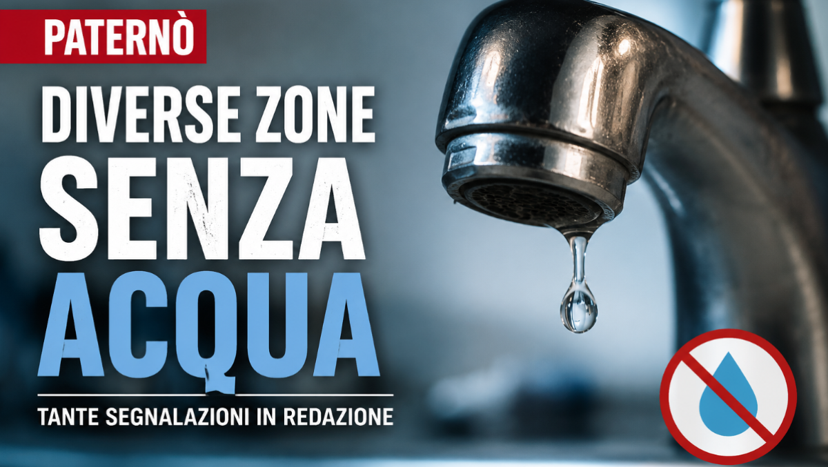 Paternò senz’acqua in diverse zone: arrivano tante segnalazioni, problemi anche da voi? - 