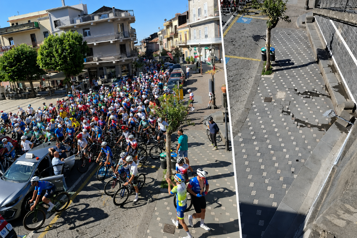 Zafferana Etnea, bufera dopo la Granfondo: “Ciclisti urinano in piazza davanti ai bambini” Gli organizzatori: “Individuati i responsabili” - 