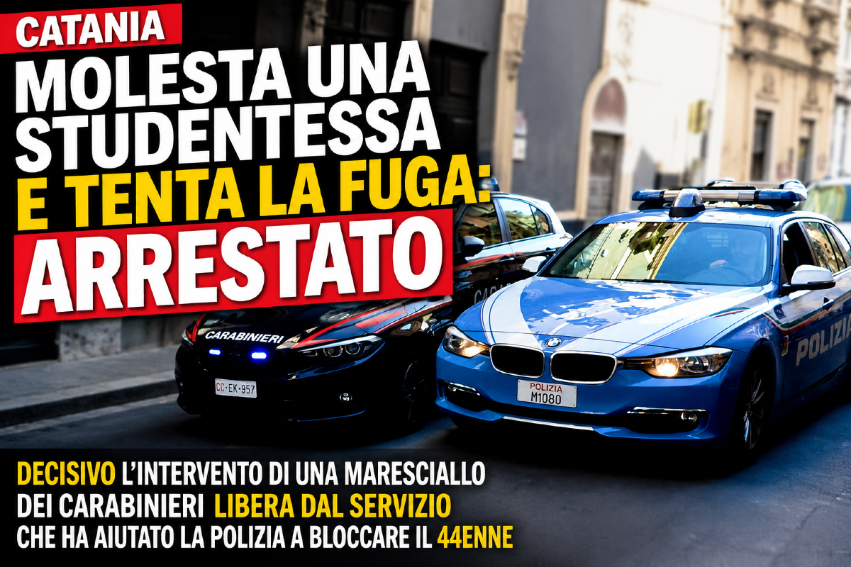 Molesta una turista in pieno centro a Catania: arrestato 44enne - 
