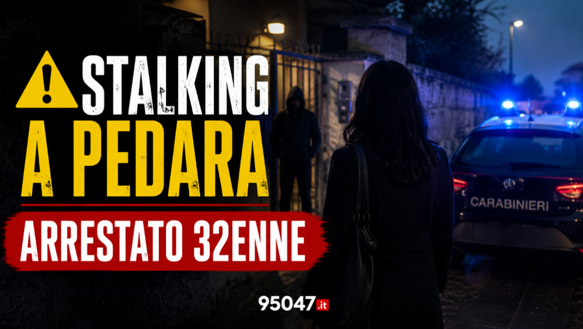 Pedara, perseguita l'ex e si presenta sotto casa: arrestato 32enne di Misterbianco. - 