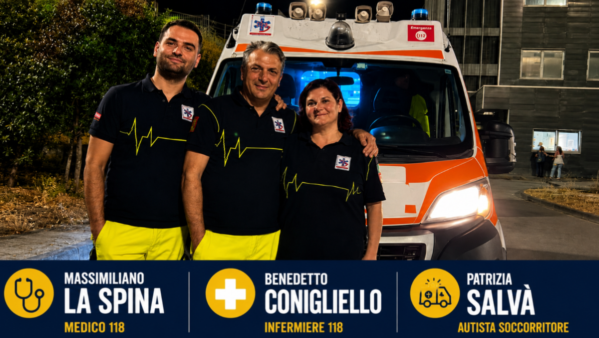 La piccola Marbel nasce sulla SS121, il presidente della Seus: «Orgogliosi del 118 di Paternò» - 