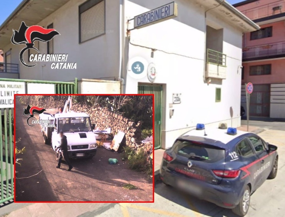 Camporotondo Etneo, ripresi dalle fototrappole mentre scaricano rifiuti: due denunciati. - 