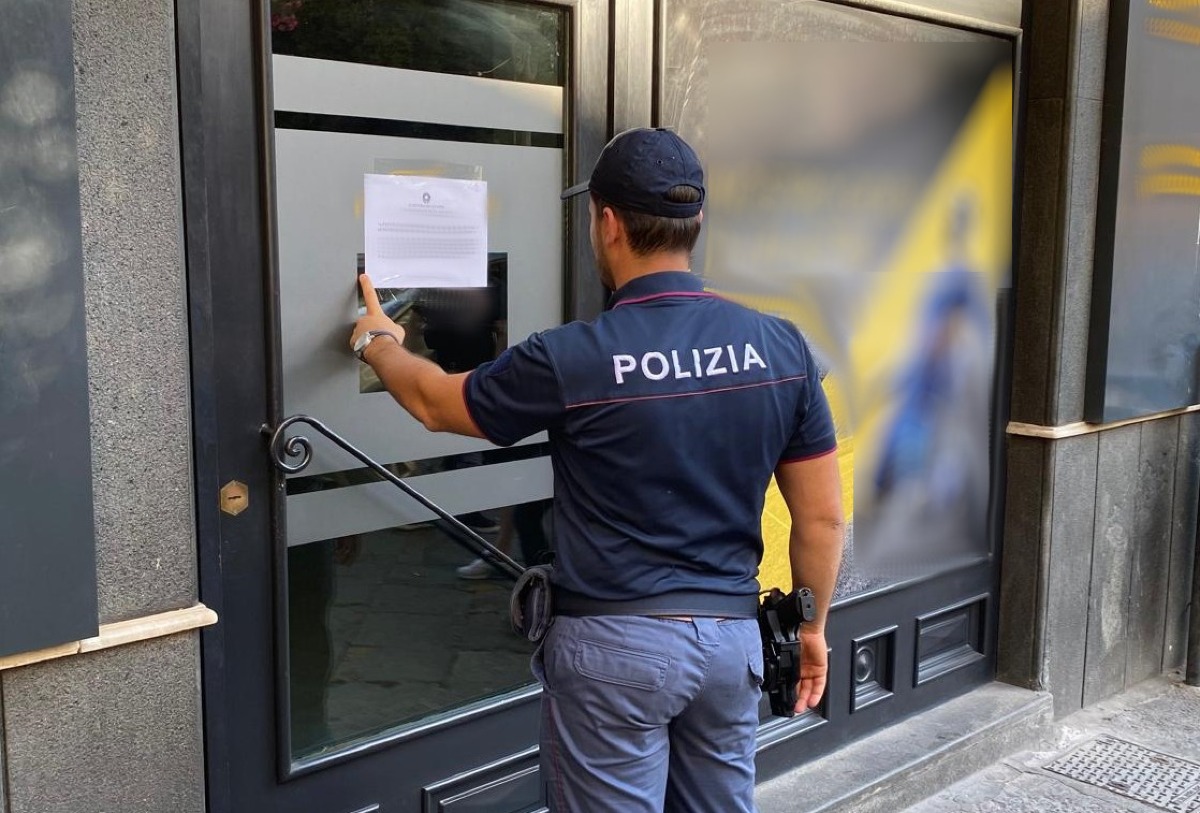 Biancavilla, sala scommesse chiusa dal Questore: era ritrovo abituale di pregiudicati - 