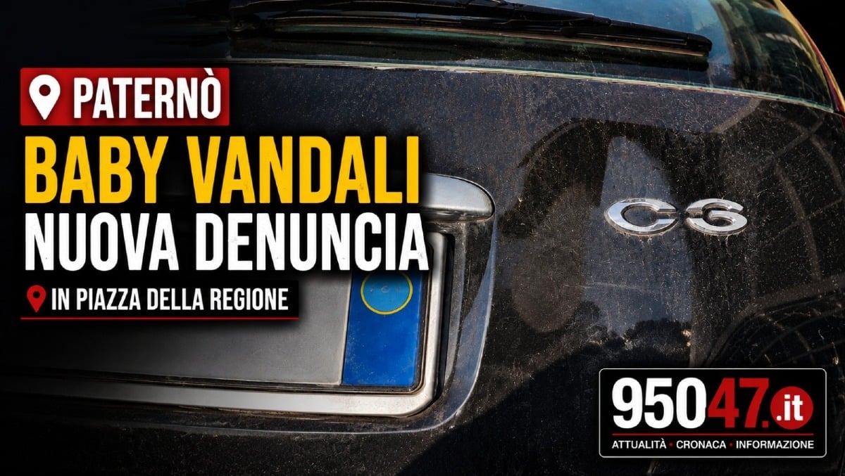 Paternò, nuova denuncia sui baby vandali: auto danneggiata in piazza - 