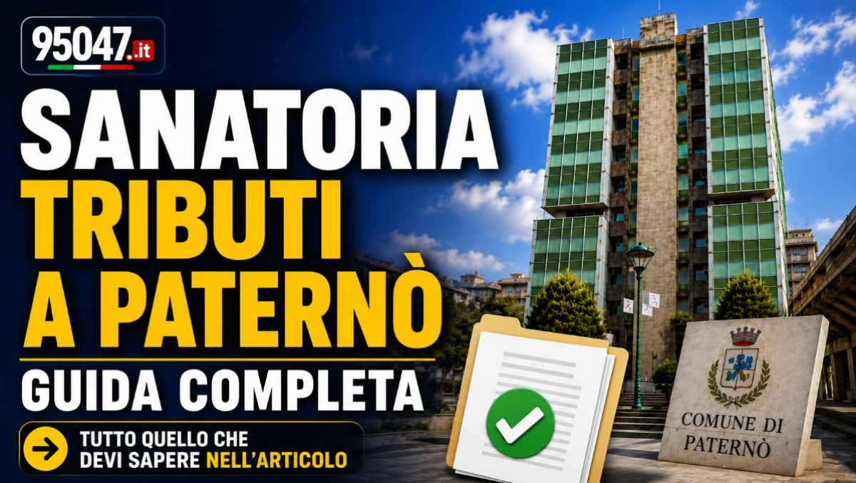 Paternò: sanatoria tributi, guida completa in attesa della data ufficiale - 