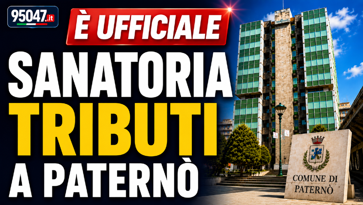 Paternò, è ufficiale: arriva la rottamazione dei tributi, stop a sanzioni e interessi - 