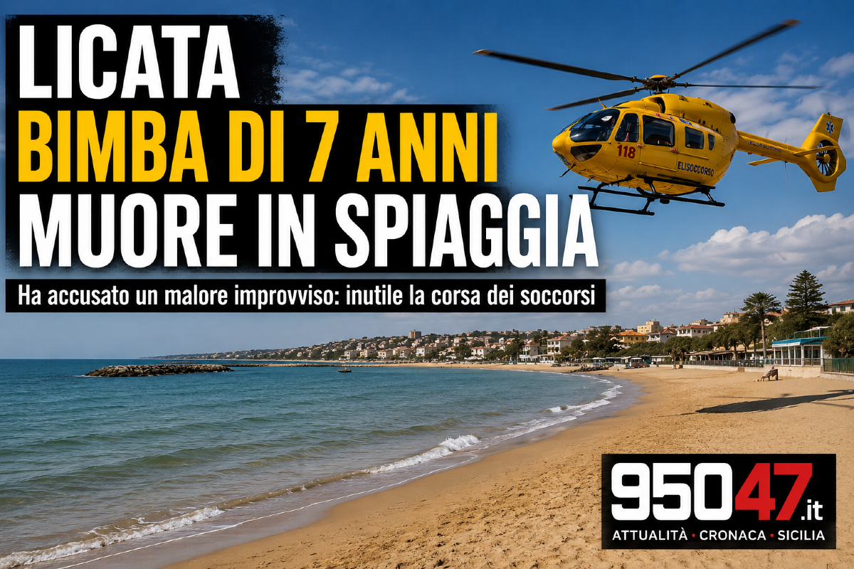 🔴 Licata, bimba di 7 anni ha un malore in spiaggia e muore: tragedia sul litorale. - 
