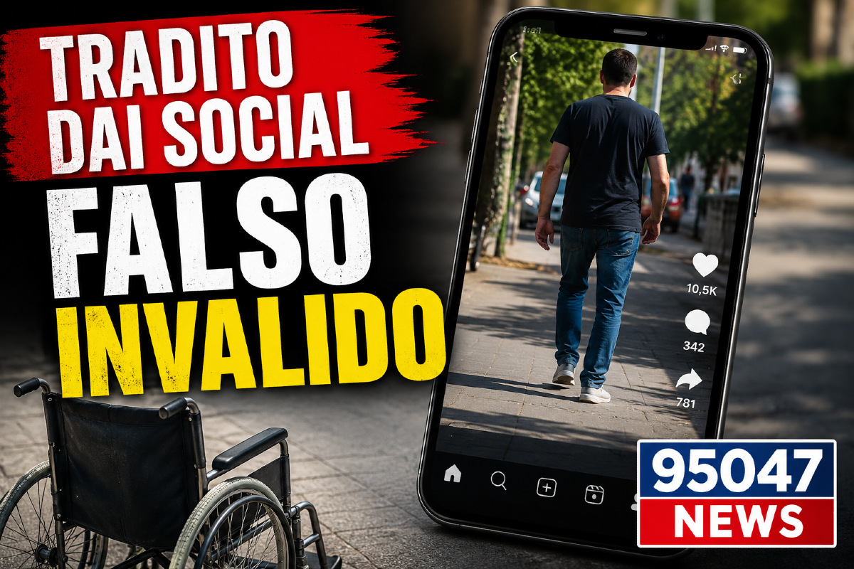BARI. Per vent’anni ha incassato pensione e accompagnamento: un video sui social lo tradisce - 