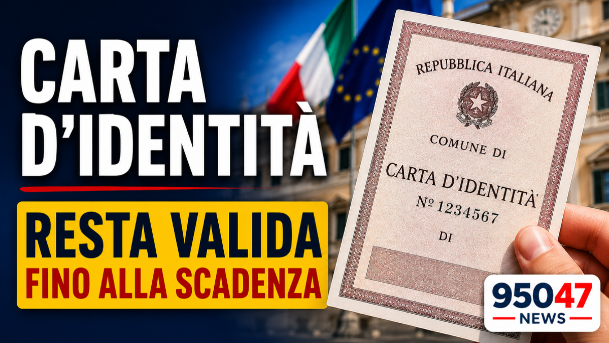 Carta d’identità cartacea, non serve cambiarla: resta valida fino alla scadenza - 