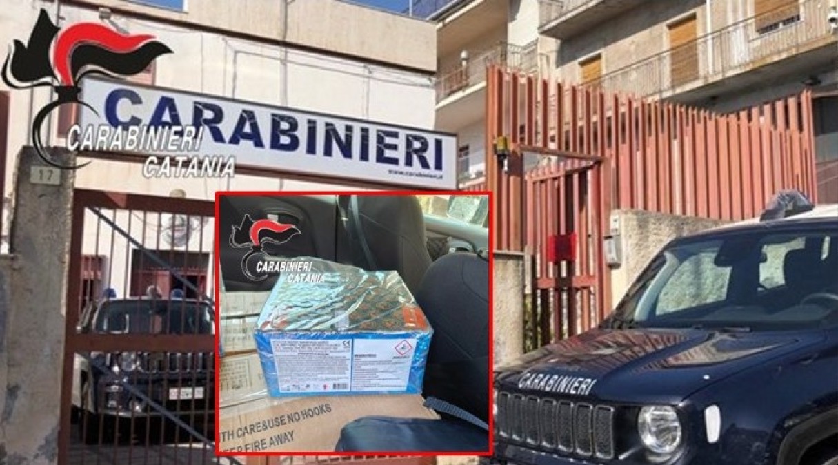 Paternò, scoperto un vero arsenale di fuochi d’artificio: denunciato un 47enne. - 