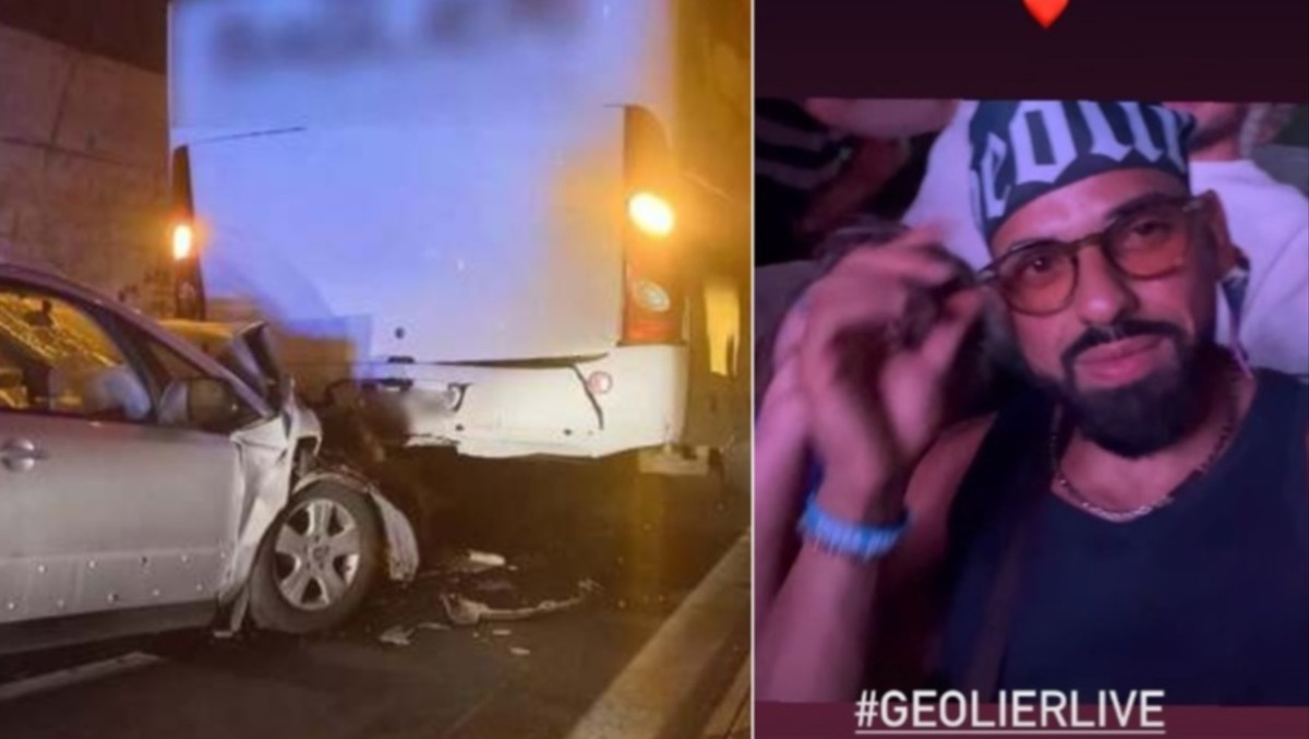 Biancavilla sotto shock: 29enne torna dal concerto di Geolier con la figlia e si schianta contro il bus dei fan.
