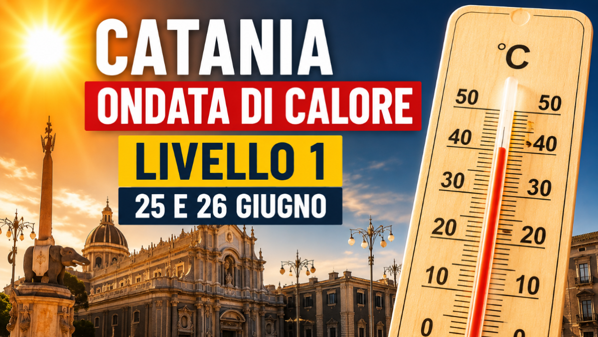 Catania, caldo senza tregua: livello 1 confermato anche per giovedì e venerdì - 