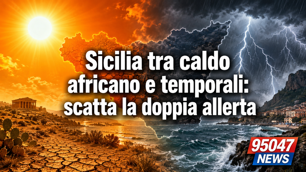 Sicilia tra caldo africano e temporali: scatta la doppia allerta - 