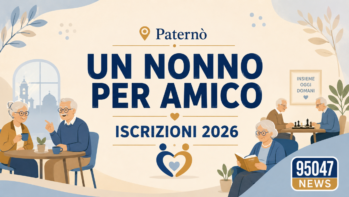 Paternò, riparte “Un Nonno per Amico”: aperte le domande per gli anziani over 60