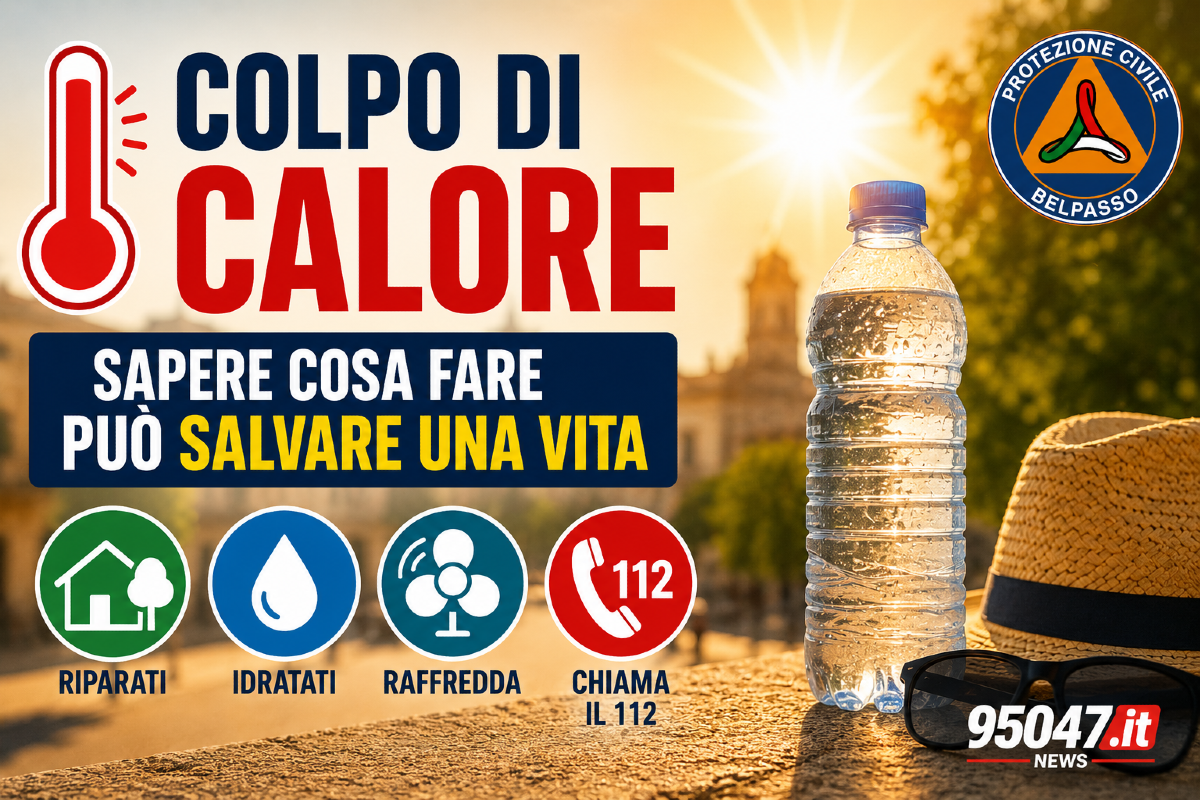 🌡️ Colpo di calore, i consigli della Protezione Civile: sapere cosa fare può salvare una vita - 