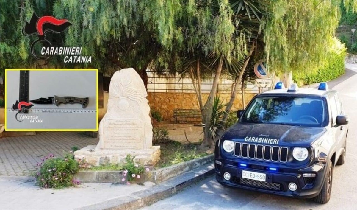 San Michele di Ganzaria. Molesta alcune ragazzine, torna con un coltello e scatena il panico: denunciato 31enne - 