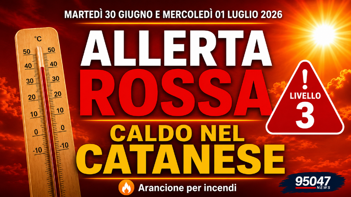 Caldo, allerta rossa domani e dopodomani: due giorni da bollino massimo nel Catanese - 