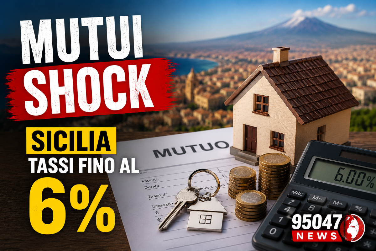 Mutui shock in Sicilia: è la regione dove si pagano gli interessi più alti - 