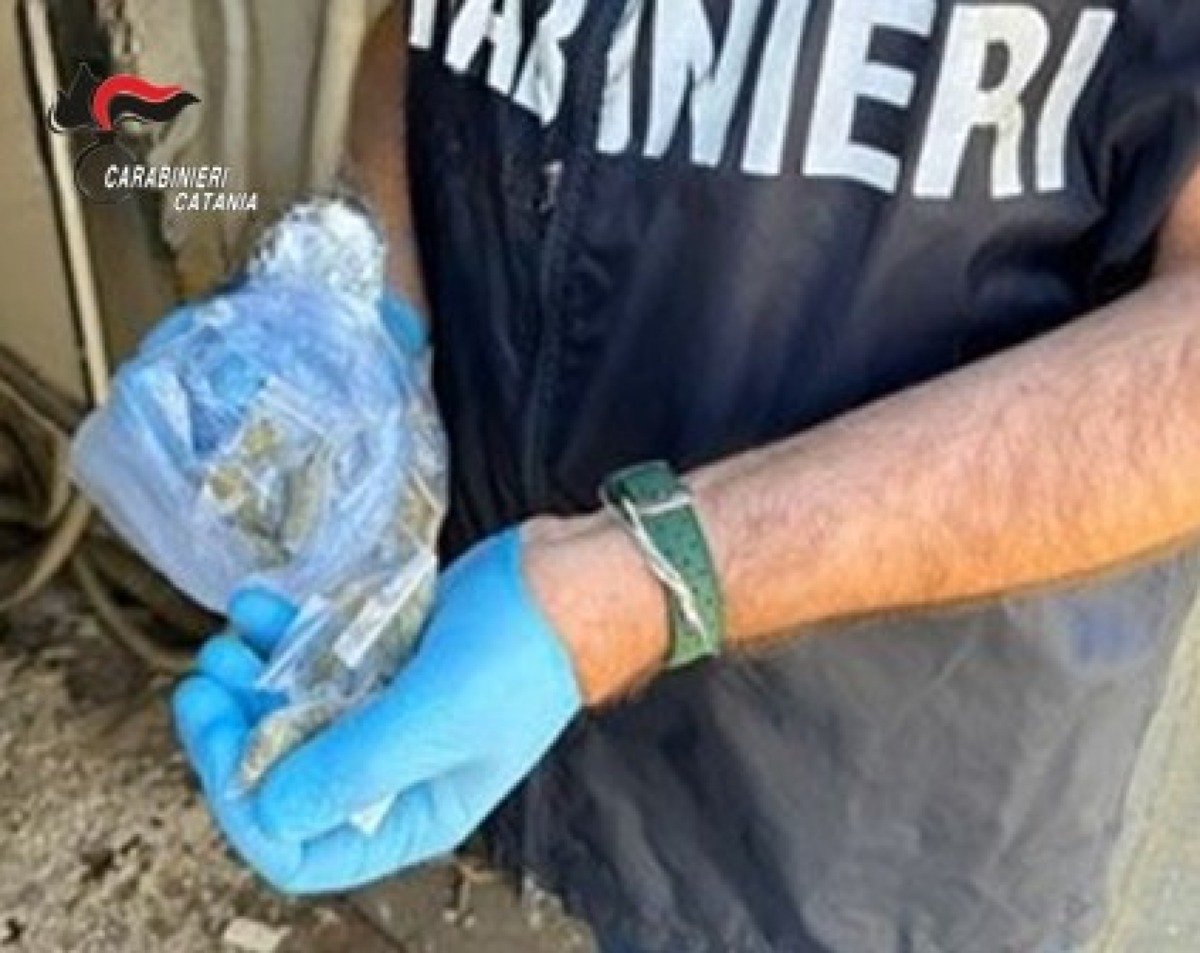 Paternò, droga in casa: 23enne denunciato dai Carabinieri, sequestrati marijuana, bilancini e contanti - 