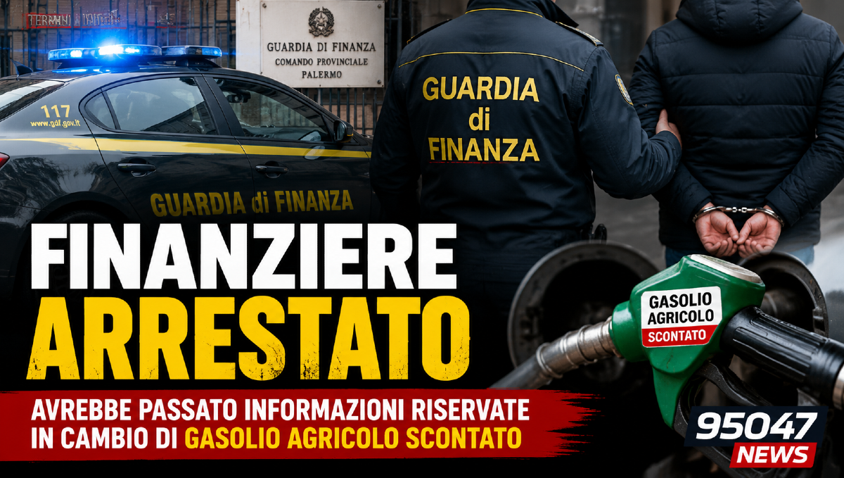 Termini Imerese, finanziere arrestato: avrebbe passato informazioni riservate in cambio di gasolio scontato - 