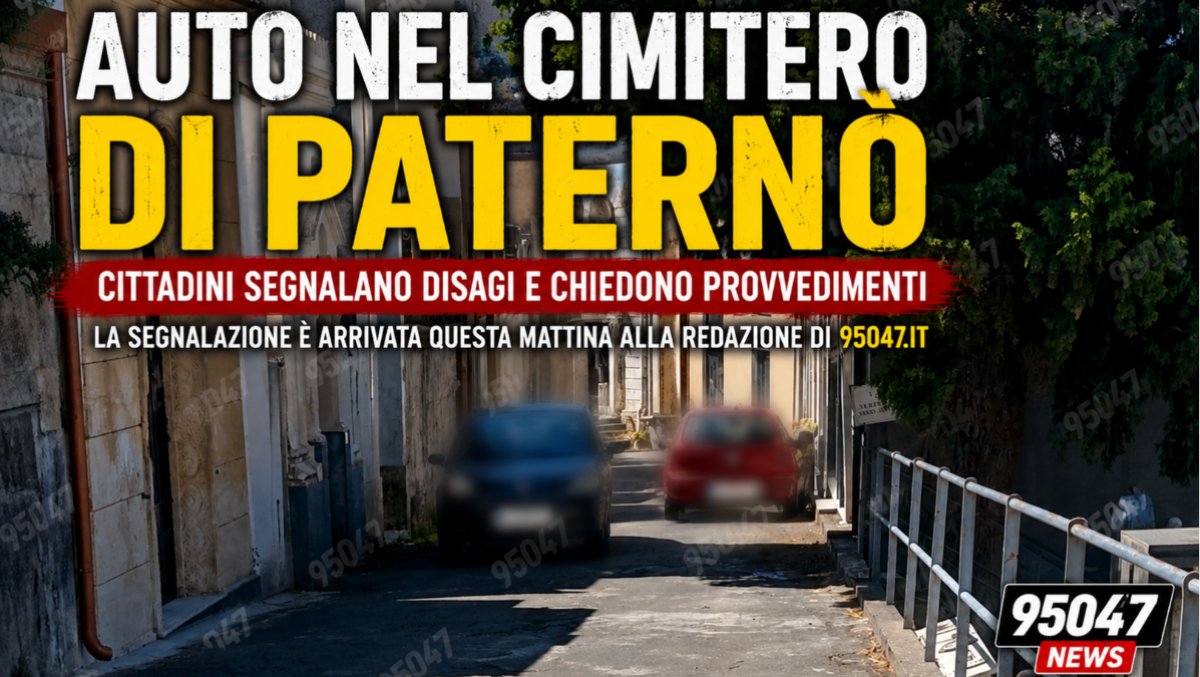 Auto all'interno del cimitero di Paternò: "Sono tutte autorizzate?" Arriva la segnalazione dei cittadini - 