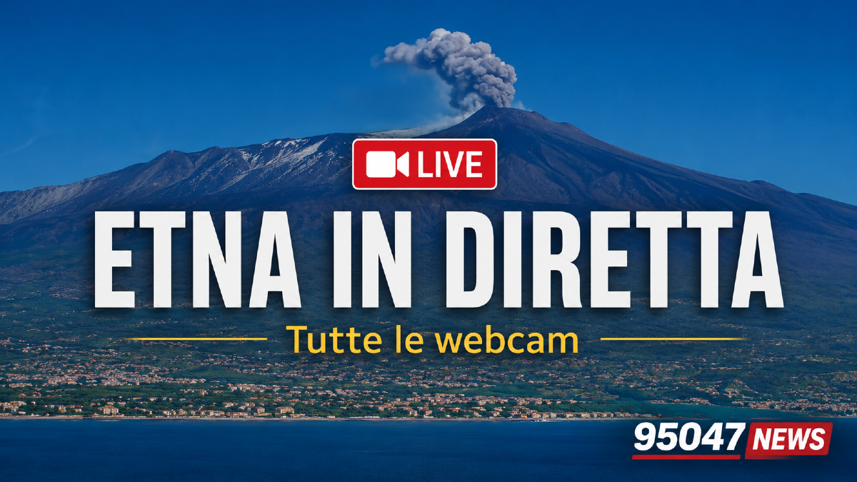 Etna in diretta, tutte le webcam per seguire il vulcano in tempo reale - 