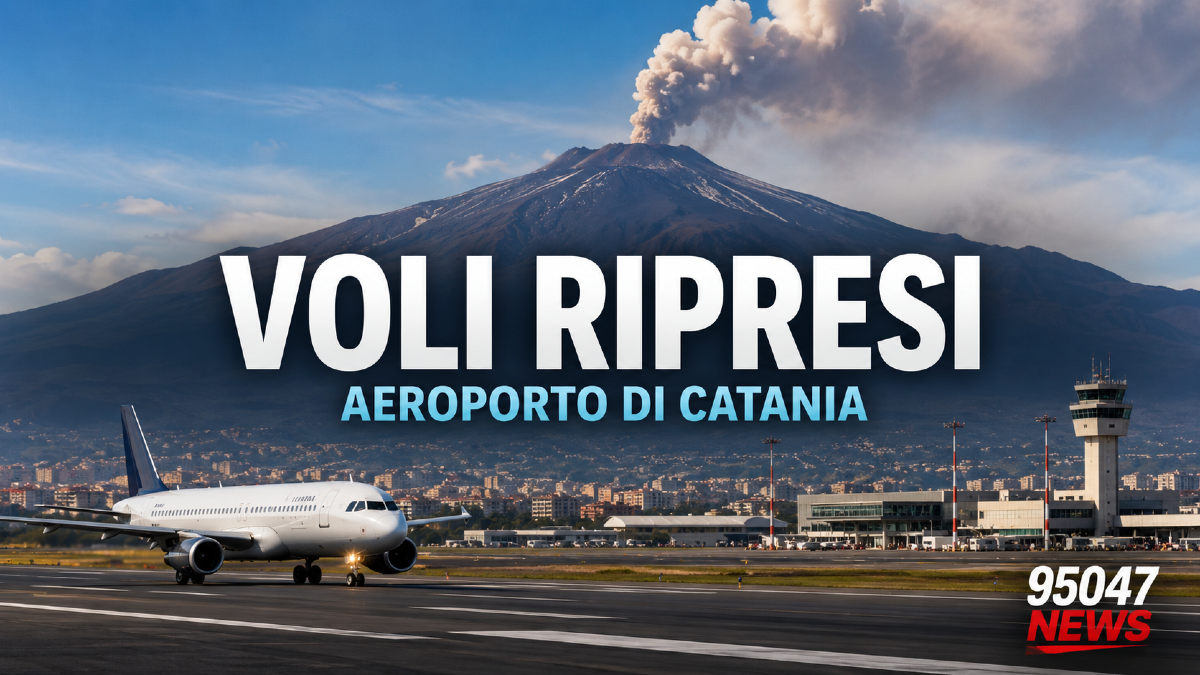 Etna, aeroporto di Catania di nuovo operativo: ripristinati decolli e atterraggi - 