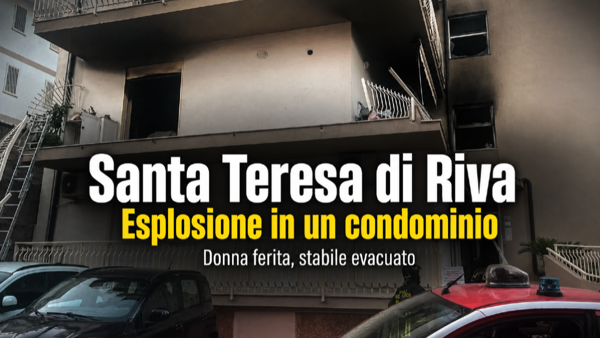 Santa Teresa di Riva, esplosione in un appartamento: donna ferita, residenti evacuati e paura nel condominio - 