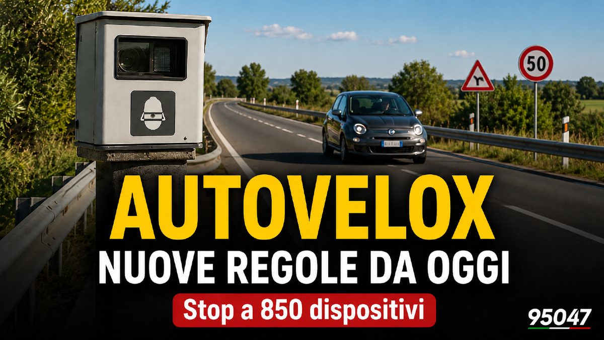 Autovelox, scattano le nuove regole: stop a 850 dispositivi non omologati - 