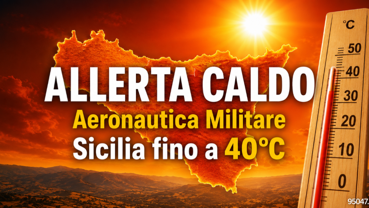 Allerta caldo dell’Aeronautica Militare: in Sicilia temperature fino a 42 gradi - 