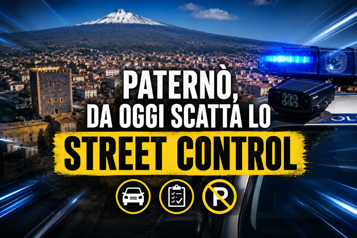 Paternò, da oggi scatta lo Street Control: controlli su assicurazioni, revisioni e sosta selvaggia - 