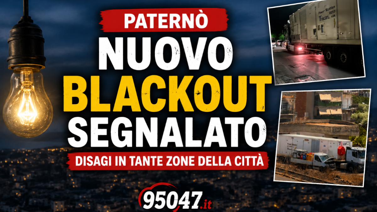 ULTIM’ORA Paternò, nuovo blackout: segnalazioni da più zone della città e generatori che si staccano - 