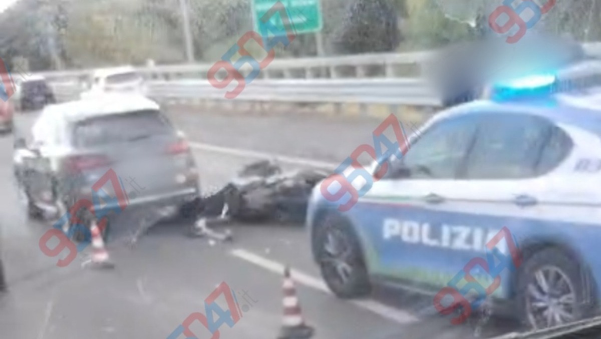 ULTIM’ORA Catania, scontro auto-mezzo a due ruote in Tangenziale: conducente a terra, lunghe code - 