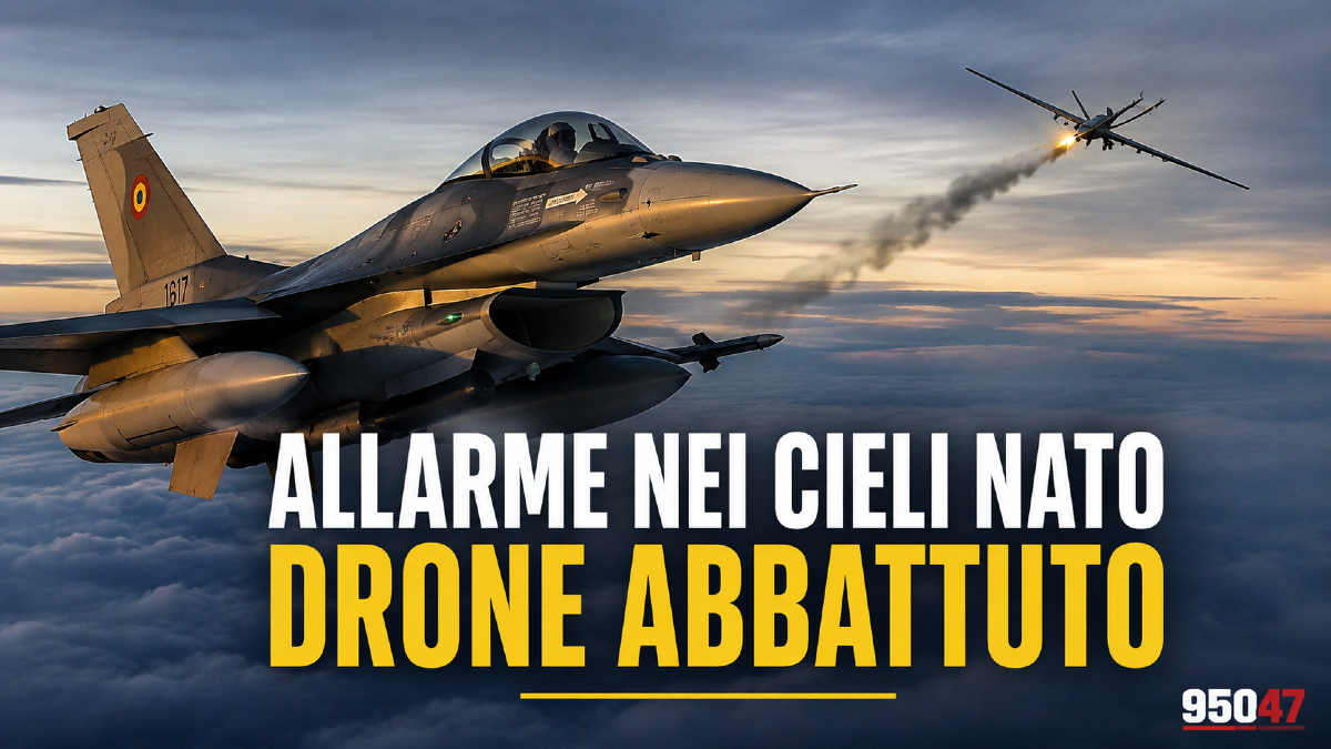 🚨 Drone entra nello spazio aereo NATO, la Romania lo abbatte: in azione anche caccia italiani - 