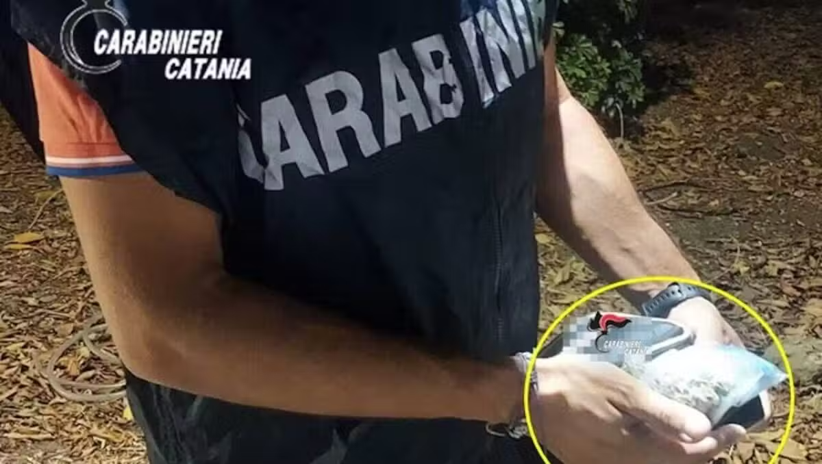 Catania, droga nascosta sul tetto di un chiosco: 280 dosi tra marijuana e hashish, arrestato 31enne - 