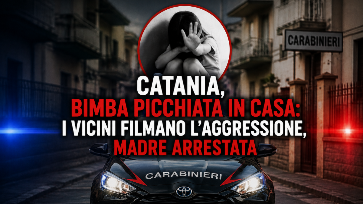 Catania, picchia la figlia piccola: i vicini filmano tutto, madre arrestata - 