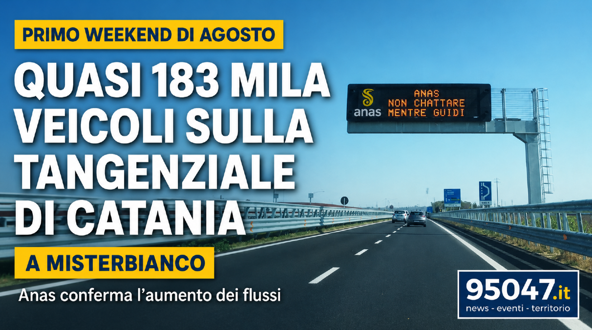 Esodo da bollino nero a Catania: quasi 183 mila veicoli invadono la Tangenziale nel primo weekend di agosto - 