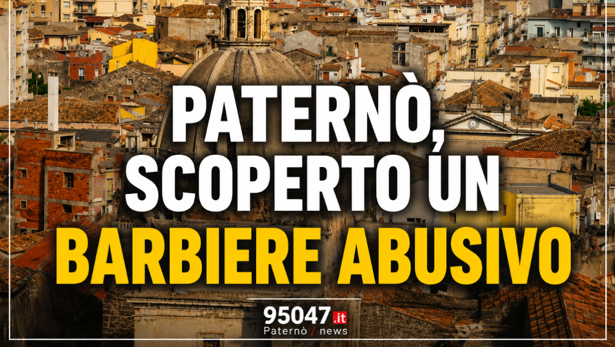 Paternò, scoperto un barbiere abusivo: il Comune ordina la chiusura dell'attività - 