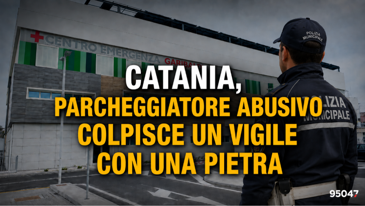 Catania, parcheggiatore abusivo colpisce un vigile con una pietra: frattura all’occhio - 