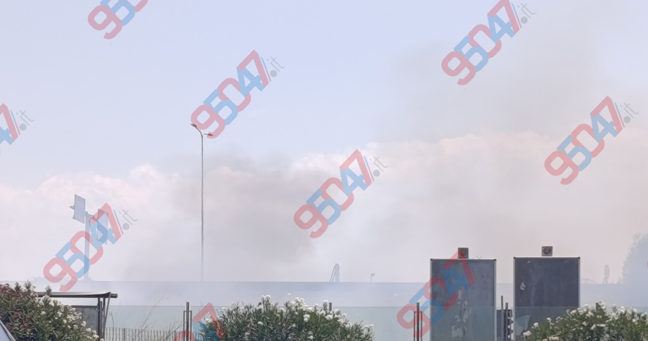 ULTIM'ORA – Incendio di sterpaglie lungo la SS121: fumo invade la carreggiata, rallentamenti al traffico - 