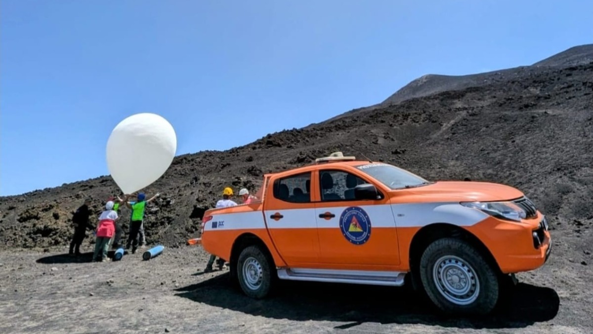 Etna, palloni aerostatici a Bocca Nuova per studiare la nube vulcanica - 